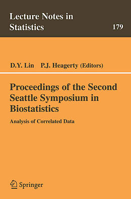 Kartonierter Einband Proceedings of the Second Seattle Symposium in Biostatistics von 