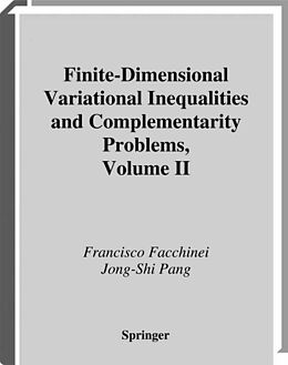 eBook (pdf) Finite-Dimensional Variational Inequalities and Complementarity Problems de Francisco Facchinei, Jong-Shi Pang