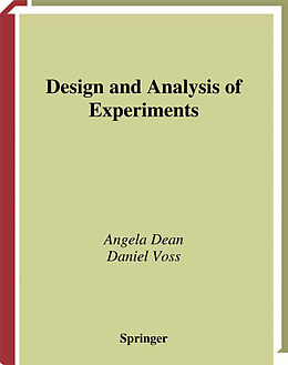 eBook (pdf) Design and Analysis of Experiments de Angela M. Dean, Daniel Voss