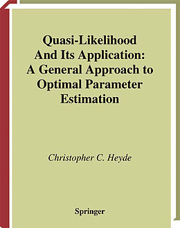 eBook (pdf) Quasi-Likelihood And Its Application de Christopher C. Heyde