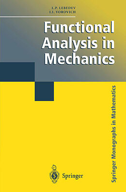 eBook (pdf) Functional Analysis in Mechanics de Leonid P. Lebedev, I. I. Vorovich