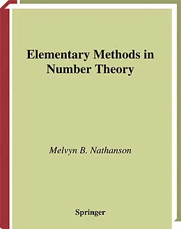 E-Book (pdf) Elementary Methods in Number Theory von Melvyn B. Nathanson
