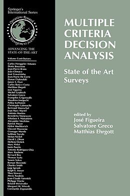 eBook (pdf) Multiple Criteria Decision Analysis: State of the Art Surveys de 