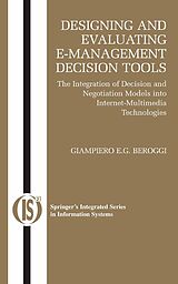 eBook (pdf) Designing and Evaluating E-Management Decision Tools de Giampiero Beroggi