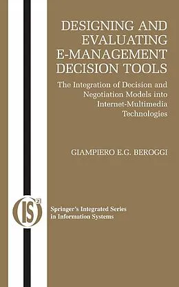 E-Book (pdf) Designing and Evaluating E-Management Decision Tools von Giampiero Beroggi