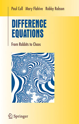 Fester Einband Difference Equations von Paul Cull, Robby Robson, Mary Flahive