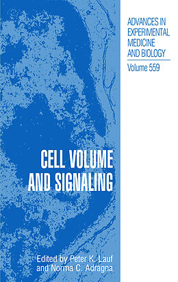 Fester Einband Cell Volume and Signaling von Peter Lauf, Norma Adragna