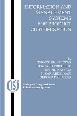 eBook (pdf) Information and Management Systems for Product Customization de Thorsten Blecker, Gerhard Friedrich, Bernd Kaluza