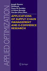 Fester Einband Applications of Supply Chain Management and E-Commerce Research von 