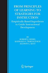 eBook (pdf) From Principles of Learning to Strategies for Instruction de Robert J. Seidel, Kathleen C. Perencevich, Allyson L. Kett