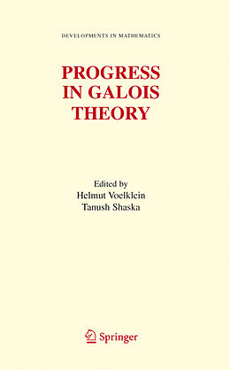 Livre Relié Progress in Galois Theory de 