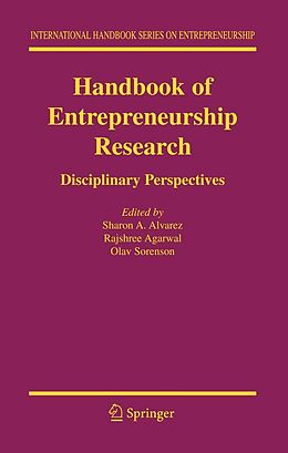 eBook (pdf) Handbook of Entrepreneurship Research de 