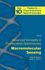 eBook (pdf) Advanced Concepts in Fluorescence Sensing de Chris D. Geddes, Joseph R. Lakowicz