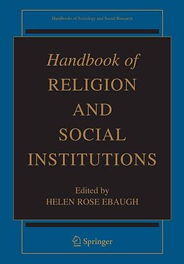 eBook (pdf) Handbook of Religion and Social Institutions de 