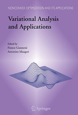 eBook (pdf) Variational Analysis and Applications de Franco Giannessi, Antonino Maugeri