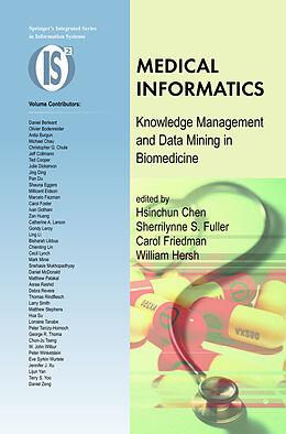 Livre Relié Medical Informatics de Hsinnchun Chen