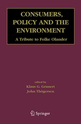 Livre Relié Consumers, Policy and the Environment de 