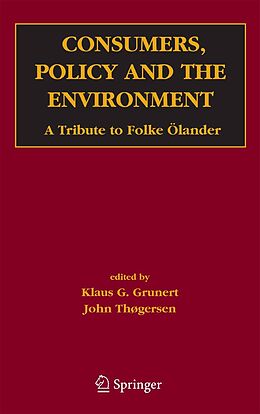 eBook (pdf) Consumers, Policy and the Environment de 