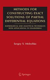 eBook (pdf) Methods for Constructing Exact Solutions of Partial Differential Equations de Sergey V. Meleshko