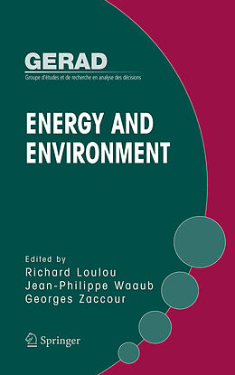 Livre Relié Energy and Environment de 