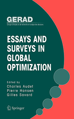 Livre Relié Essays and Surveys in Global Optimization de 