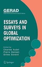 eBook (pdf) Essays and Surveys in Global Optimization de Charles Audet, Pierre Hansen, Gilles Savard