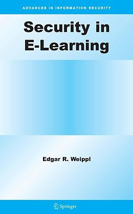 E-Book (pdf) Security in E-Learning von Edgar R. Weippl