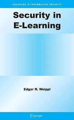 E-Book (pdf) Security in E-Learning von Edgar R. Weippl