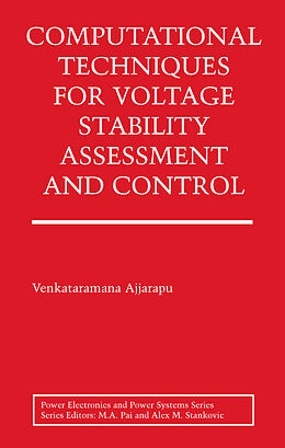 Fester Einband Computational Techniques for Voltage Stability Assessment and Control von Venkataramana Ajjarapu