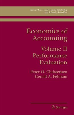 eBook (pdf) Economics of Accounting de Peter Ove Christensen, Gerald Feltham