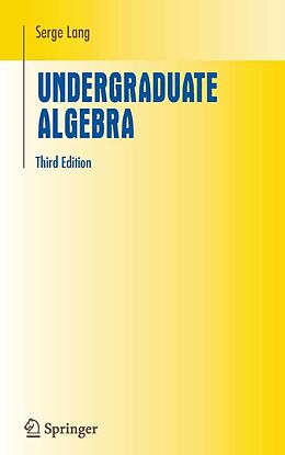 E-Book (pdf) Undergraduate Algebra von Serge Lang