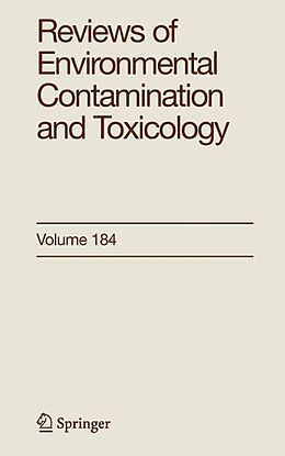 eBook (pdf) Reviews of Environmental Contamination and Toxicology 184 de George Ware