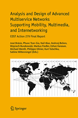 Livre Relié Analysis and Design of Advanced Multiservice Networks Supporting Mobility, Multimedia, and Internetworking de 