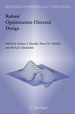 Livre Relié Robust Optimization-Directed Design de 