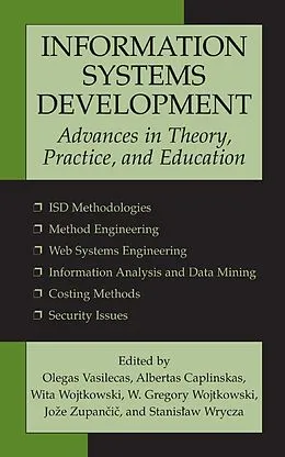 E-Book (pdf) Information Systems Development von Olegas Vasilecas, Wita Wojtkowski, Joe Zupan?i?