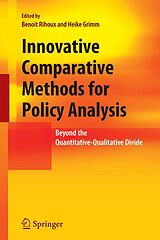 eBook (pdf) Innovative Comparative Methods for Policy Analysis de 