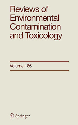 Livre Relié Reviews of Environmental Contamination and Toxicology 186 de George W. Ware