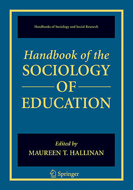 Couverture cartonnée Handbook of the Sociology of Education de 