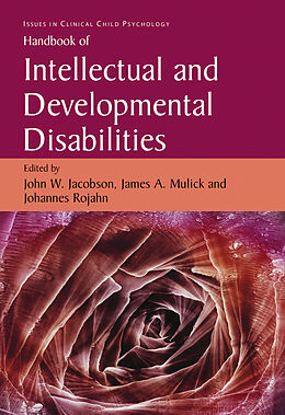 Livre Relié Handbook of Intellectual and Developmental Disabilities de 