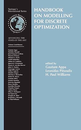 eBook (pdf) Handbook on Modelling for Discrete Optimization de 