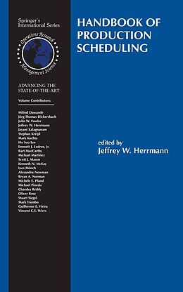 eBook (pdf) Handbook of Production Scheduling de Jeffrey W. Herrmann