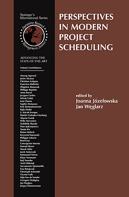 Livre Relié Perspectives in Modern Project Scheduling de 