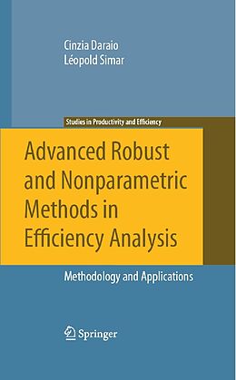 eBook (pdf) Advanced Robust and Nonparametric Methods in Efficiency Analysis de Cinzia Daraio, Léopold Simar