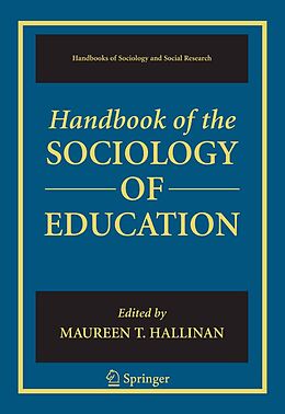 eBook (pdf) Handbook of the Sociology of Education de 
