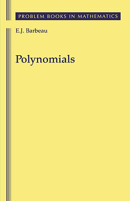 Couverture cartonnée Polynomials de Edward J Barbeau