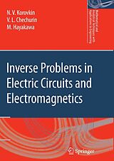 eBook (pdf) Inverse Problems in Electric Circuits and Electromagnetics de N. V. Korovkin, V. L. Chechurin, M. Hayakawa