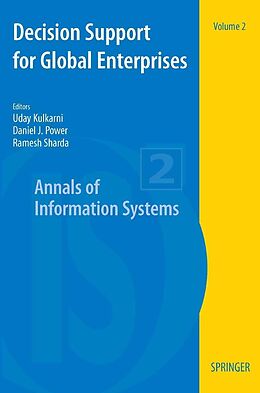 eBook (pdf) Decision Support for Global Enterprises de Uday Kulkarni, Daniel J. Power, Ramesh Sharda