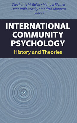 Livre Relié International Community Psychology de 