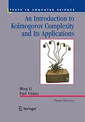 E-Book (pdf) An Introduction to Kolmogorov Complexity and Its Applications von Ming Li, Paul M. B. Vitányi