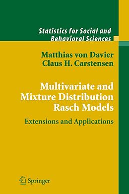 eBook (pdf) Multivariate and Mixture Distribution Rasch Models de Matthias Davier, Claus H. Carstensen